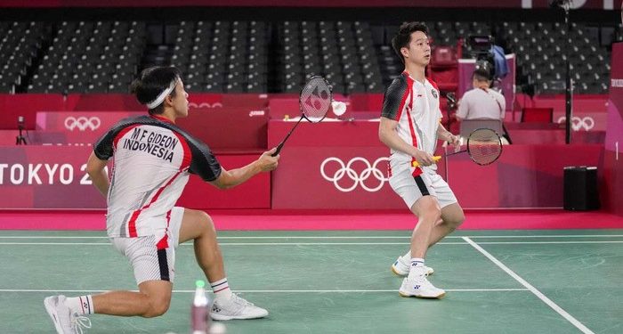 Luapan Ekpresi Kevin/Marcus Usai Memastikan ke Perempatfinal Olimpiade Tokyo