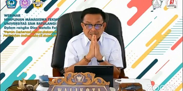 MAURITS MANTIRI SAAT BUKA WEBINAR NASIONAL IMAMETANI