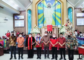 Gubernur Sulut Olly Dondokambey, SE Menghadiri Pelantikan Panitia Rapat Konsultasi Pemilihan Calon Komisi PKB, Yang Diketuai oleh Walikota Bitung Ir. Maurits Mantiri, MM