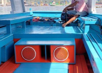 Perahu Badobol di Lembeh