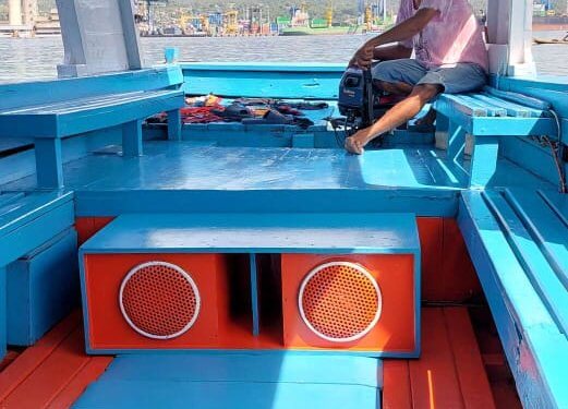 Perahu Badobol di Lembeh