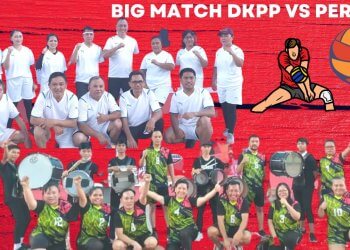 Big Match Volly Ball DKPP (Putih) Vs Perkim (Hijau)