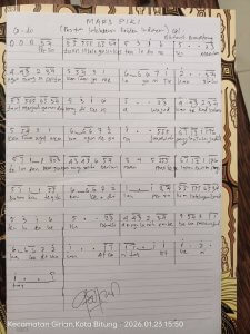 Lagu Mars PIKi karya Oktavila Bawotong